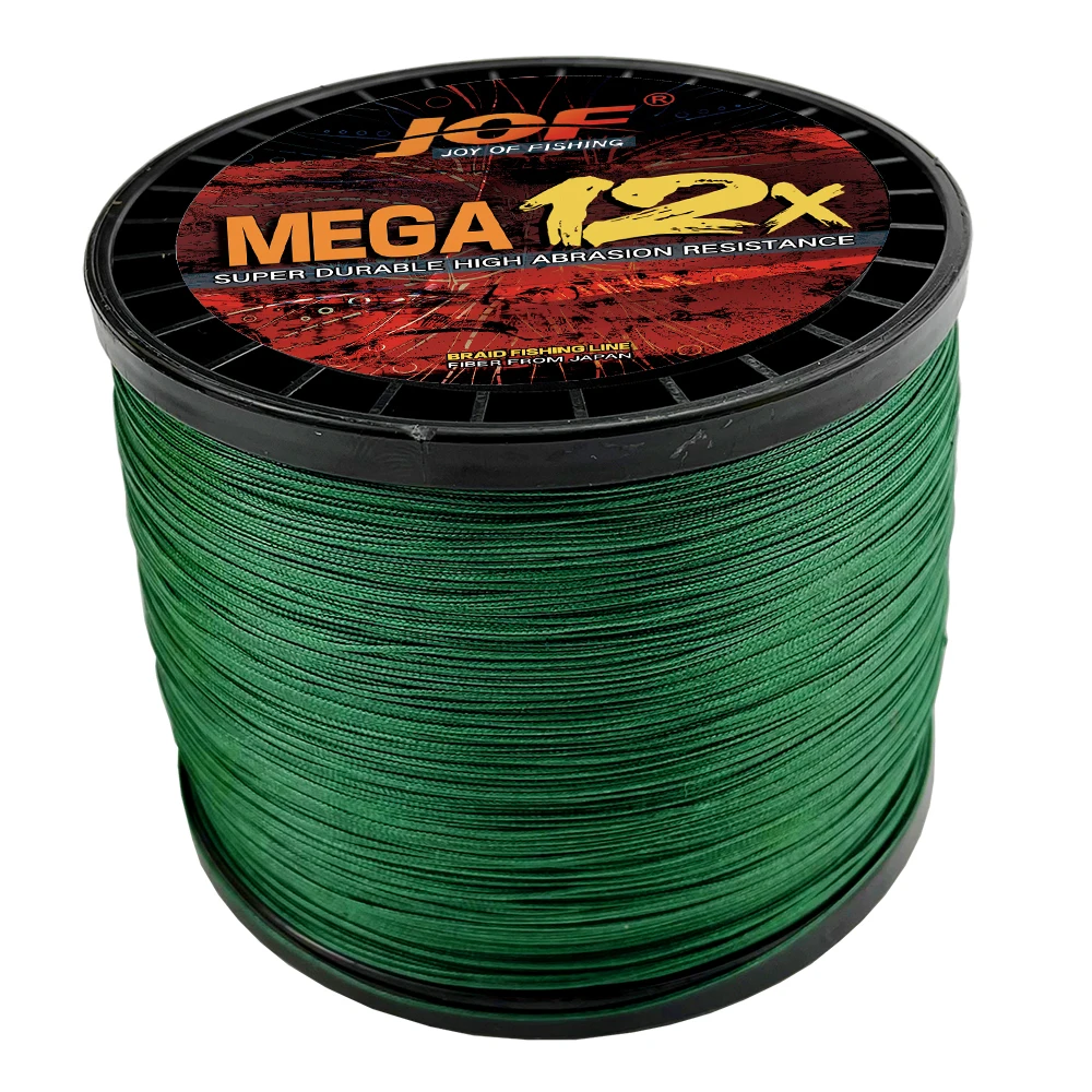 JOF-sedal de pesca multifilamento de 12 hebras, 1000M, 500M, 300M, 100M, pesca de carpa, cable trenzado japonés, accesorios de pesca de mar - imagen 4