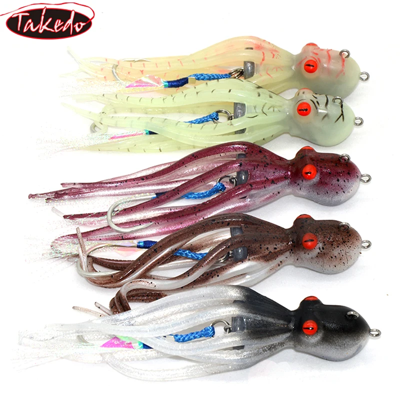 TAKEDO JY39 Jig Head UV TPR para swimbait pulpo - imagen 3