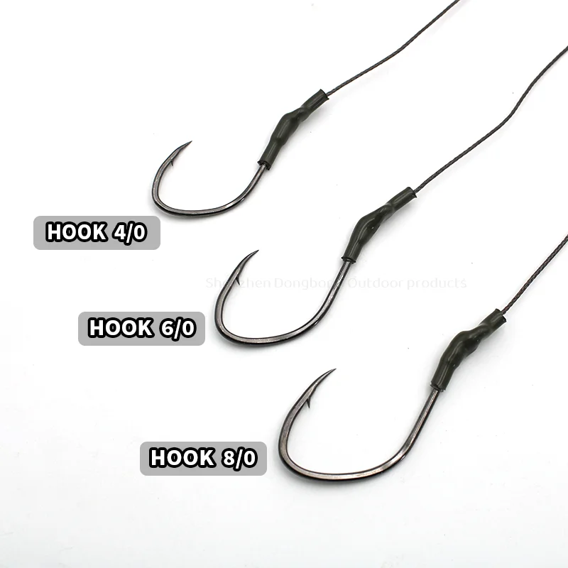 Caña de pesca para siluro con anzuelo simple y cascabel - imagen 3