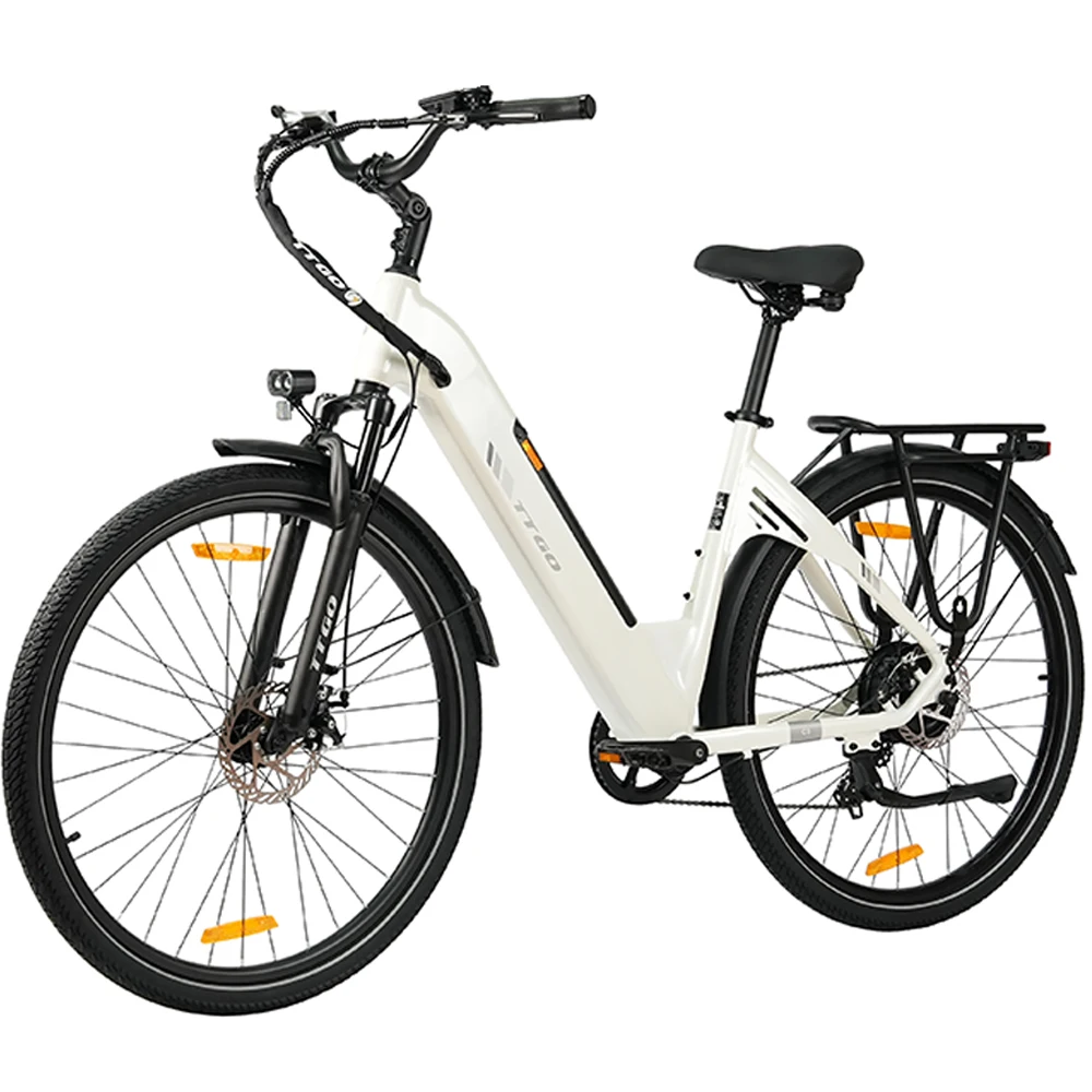 TTGO Bicicleta eléctrica ligera de aluminio con batería extraíble