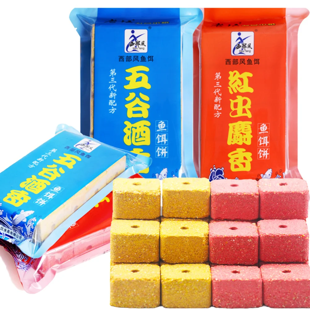 Cebos vivos de grano rápido, vino, almizcle, gusano rojo, Cubo de pescado, sabor de carpa, señuelo de olor de pescado, alimentador de gránulos, accesorios, productos, 800g por bolsa