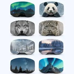 Nuevo Material de microfibra, cubierta para gafas de esquí, protección contra arañazos, funda para gafas a prueba de polvo, cubierta protectora para lentes 3D, equipo de Snowboard