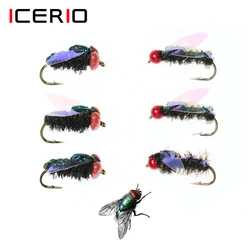 Icerio Moscas Beadhead para trucha – Hundimiento lento