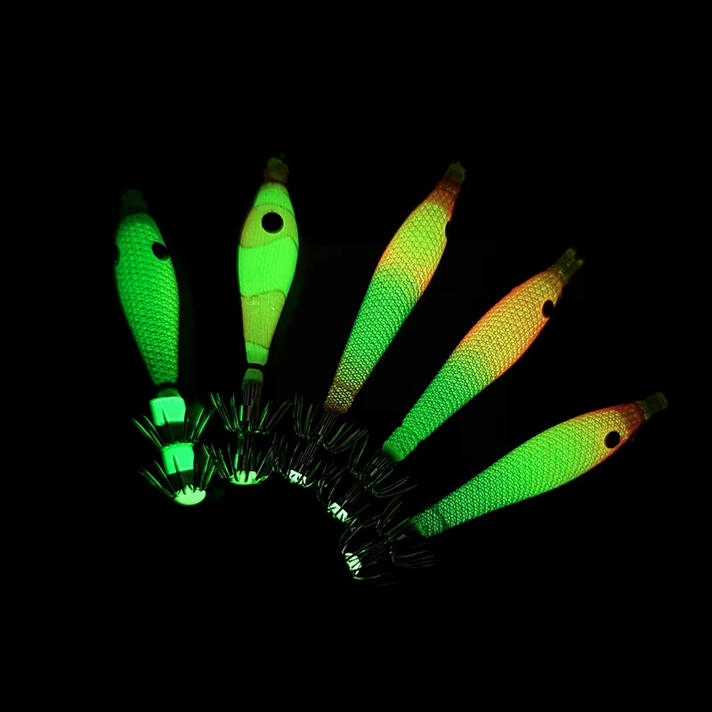 Señuelo de pesca con plantilla de calamar suave, luminoso, flotante, cebo Artificial, EGING para Webfoot, pulpo, señuelo de pesca de sepia - imagen 4