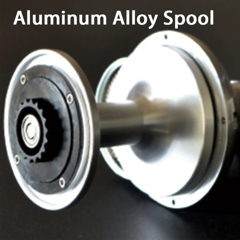 Carrete plateado de mano izquierda, carrete adicional para mosca, carrete de cebo con rodamiento de bolas 9 + 2, productos de pesca, carrete pesado de alto perfil, suministros de pesca - imagen 5