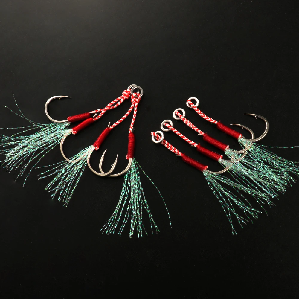 GOBAIT Anzuelo Assist Jigging Acero Carbono para Mar - imagen 2