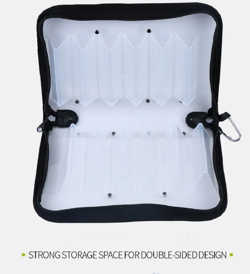 Bolsa de pesca, estuche de pulpo Egi, caja de almacenamiento de plantilla de calamar, bolsa de señuelo duro, cubierta protectora de gancho, bolsa impermeable para aparejos de pesca de agua dulce - imagen 4