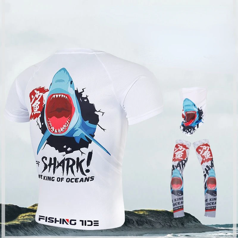 Camiseta pesca UV transpirable manga corta