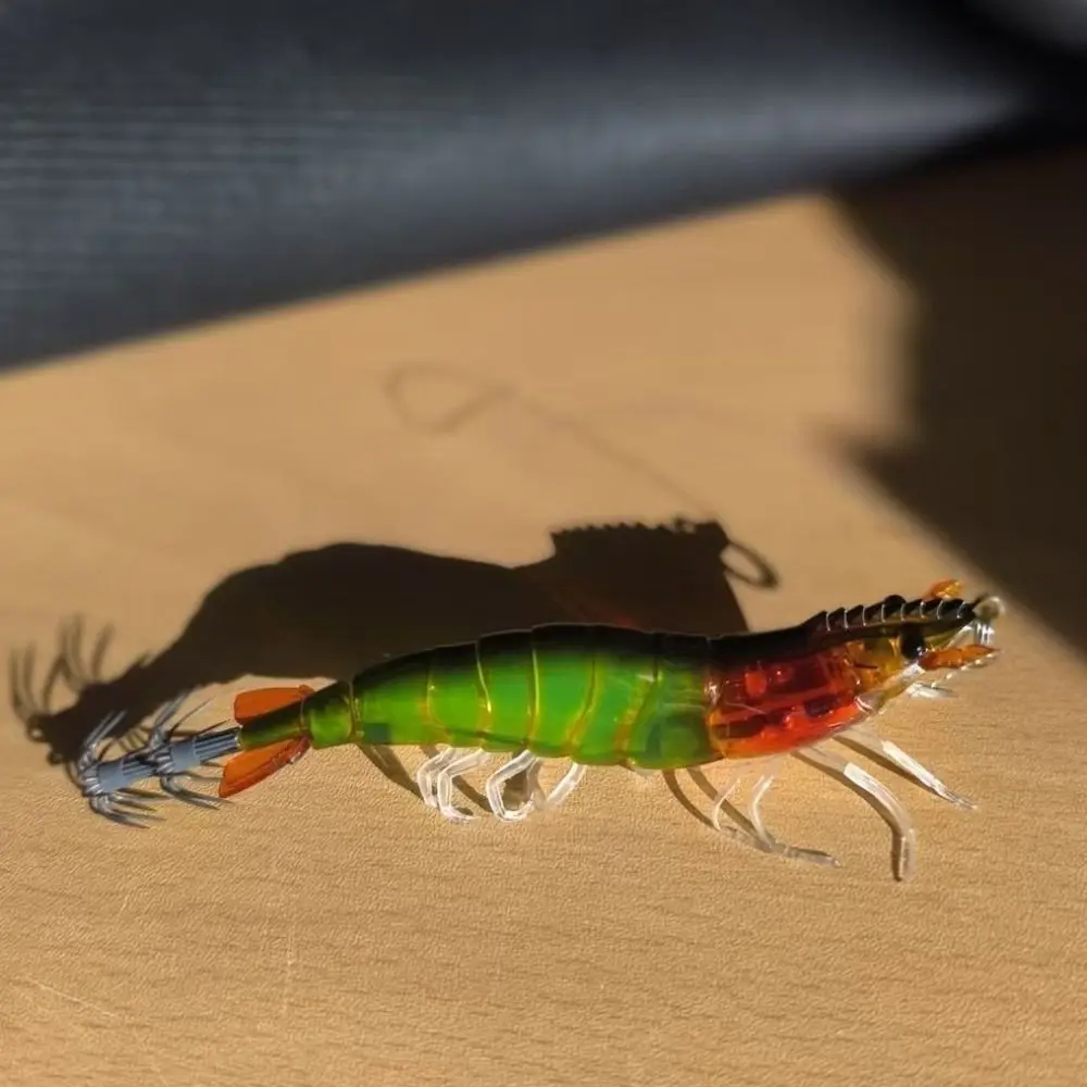 Plantilla de calamar de tamaño 9cm, anzuelo de camarón de 11g de peso, señuelo de hundimiento lento, diseño Egi, forma de sepia, cebo de pulpo, pesca en agua salada - imagen 4