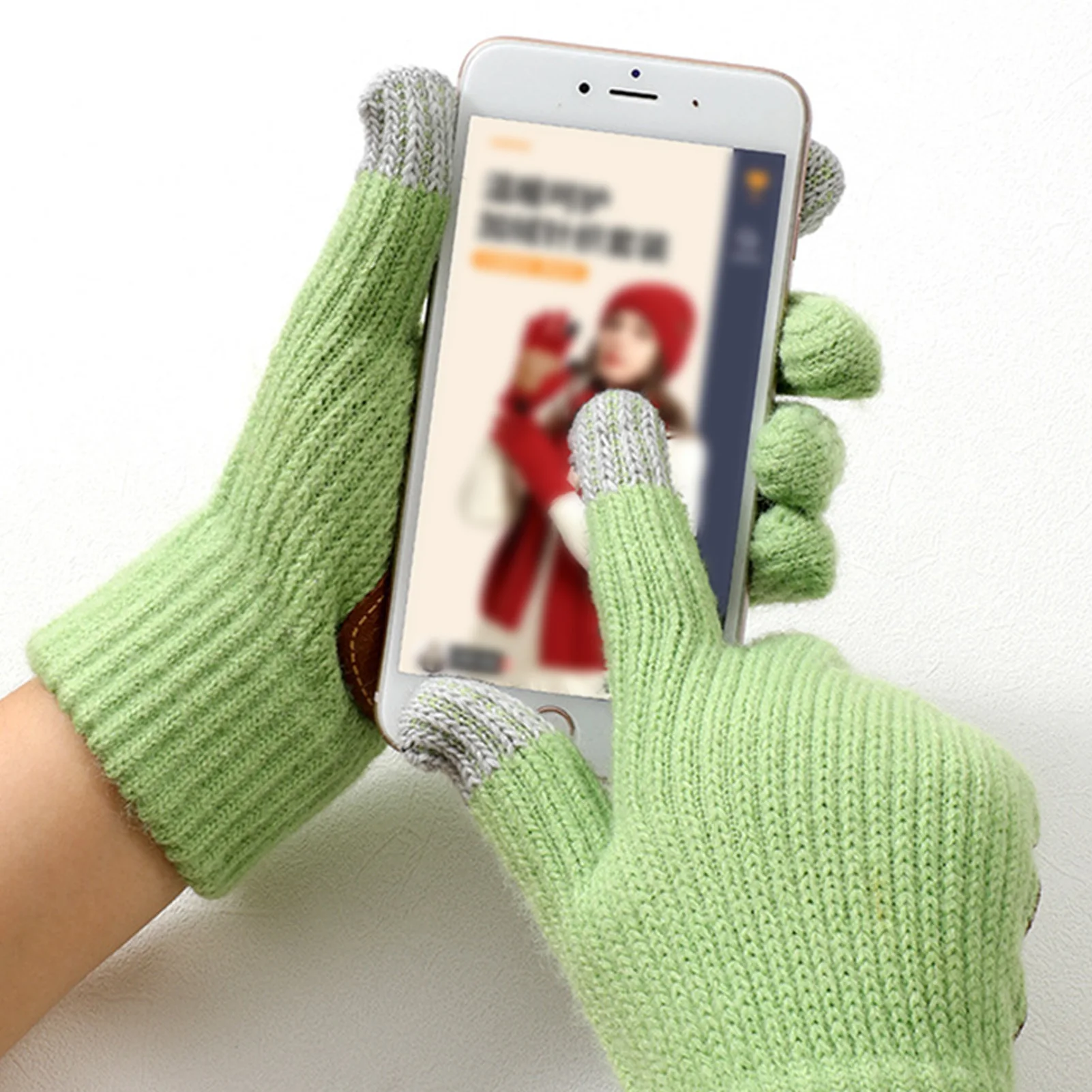 Guantes de pesca de invierno, guantes de felpa gruesos para ciclismo, pesca, Camping, esquí, manoplas de terciopelo antideslizantes, accesorios deportivos - imagen 5