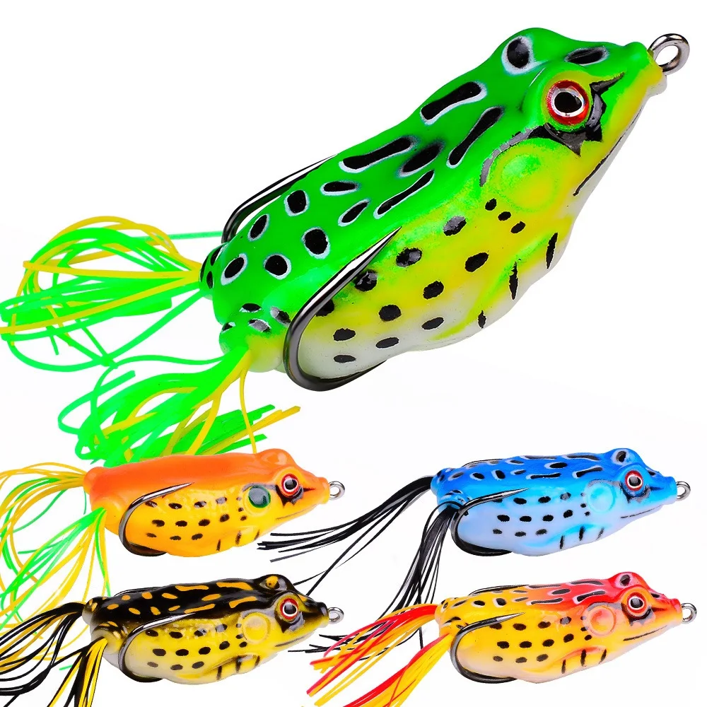 Señuelo Topwater Rana para lubina – flota y salta sobre superficie