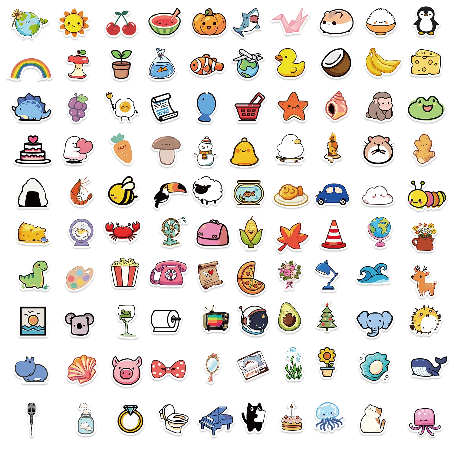 Pegatinas infantiles impermeables animales pequeños dibujos animados - imagen 4
