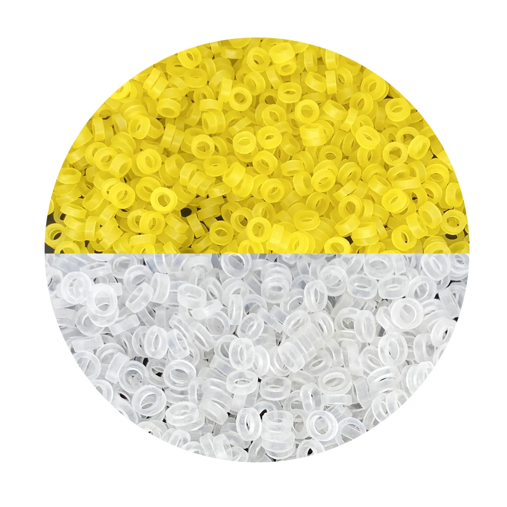 10 g/lote bandas de cebo de goma para pesca para cebos de gusanos de sangre de 3mm a 10mm banda elástica señuelo de pesca