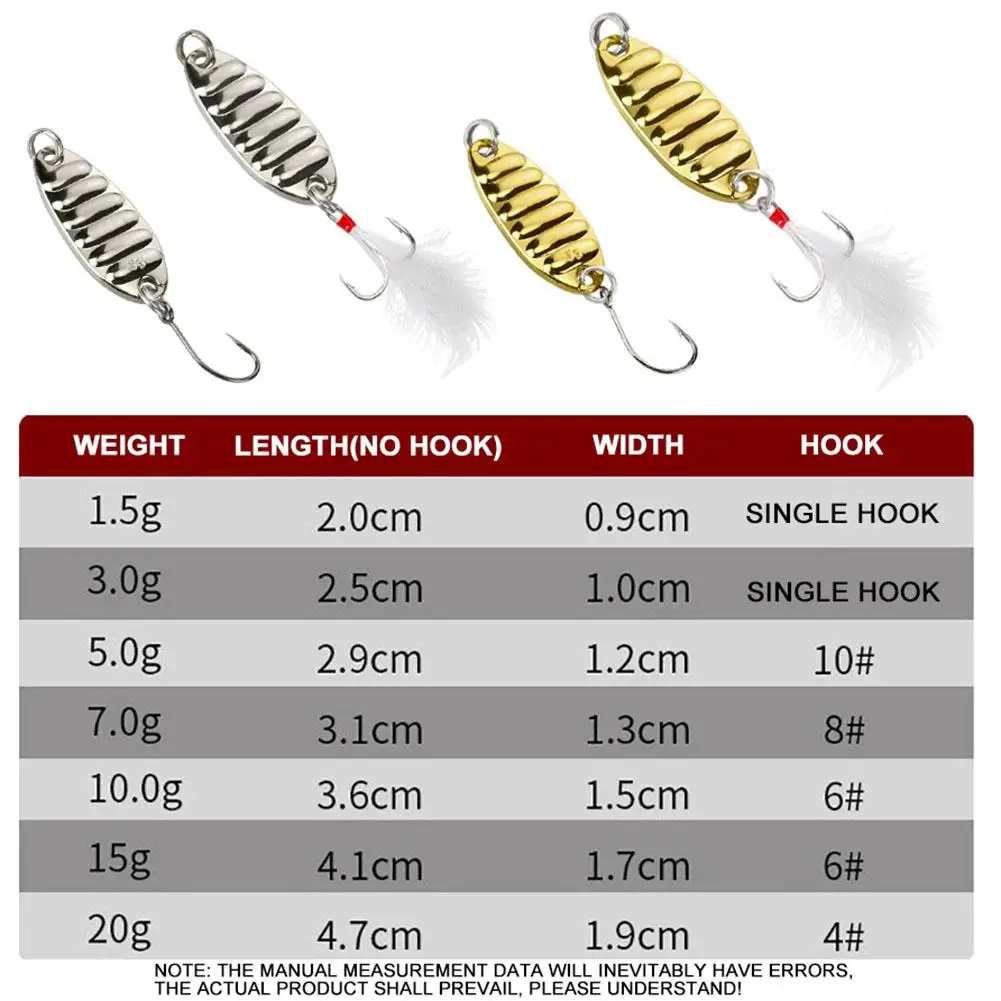 Señuelos de Pesca de lentejuelas con cuchara de Metal 1,5g/3g/5g/7g/10g/15g/20g cebos de pesca artificiales Vib de fundición larga para perca de trucha - imagen 2