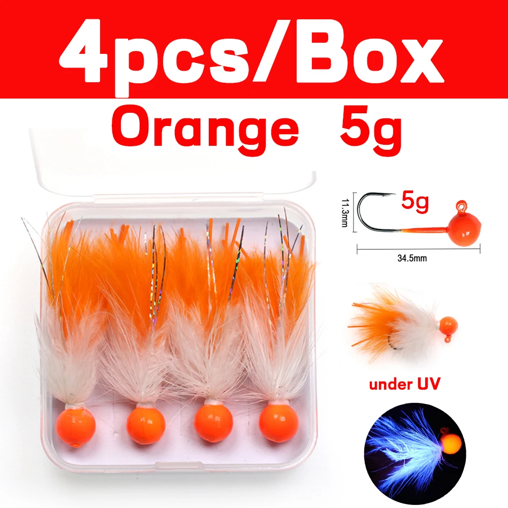 4pcs 5g Orange