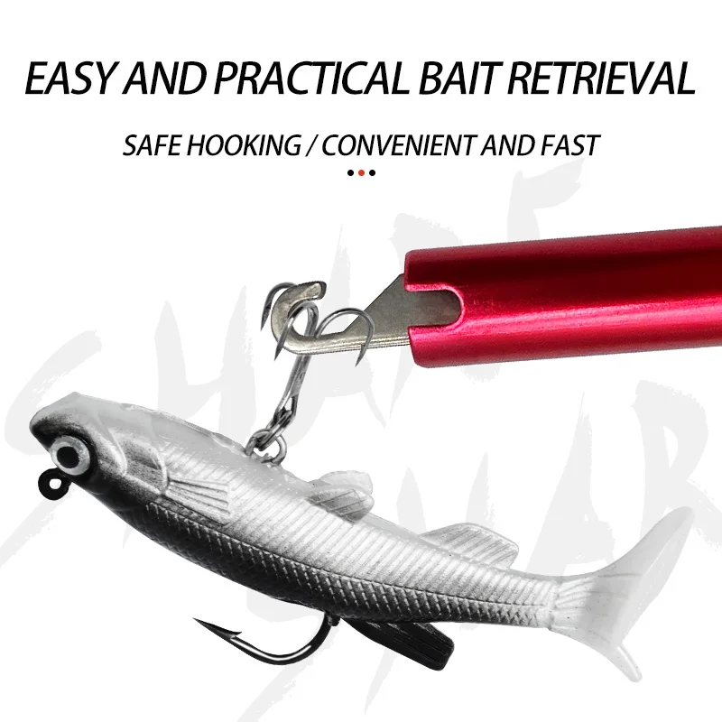 Herramientas de pesca, herramientas portátiles para quitar anzuelos, Extractor de anzuelos de aluminio - imagen 5