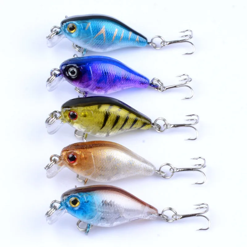 Señuelo de Luya Rock, equipo de pesca biónico flotante, poco gordo, 4,3 CM/4,3G, 5 colores - imagen 2