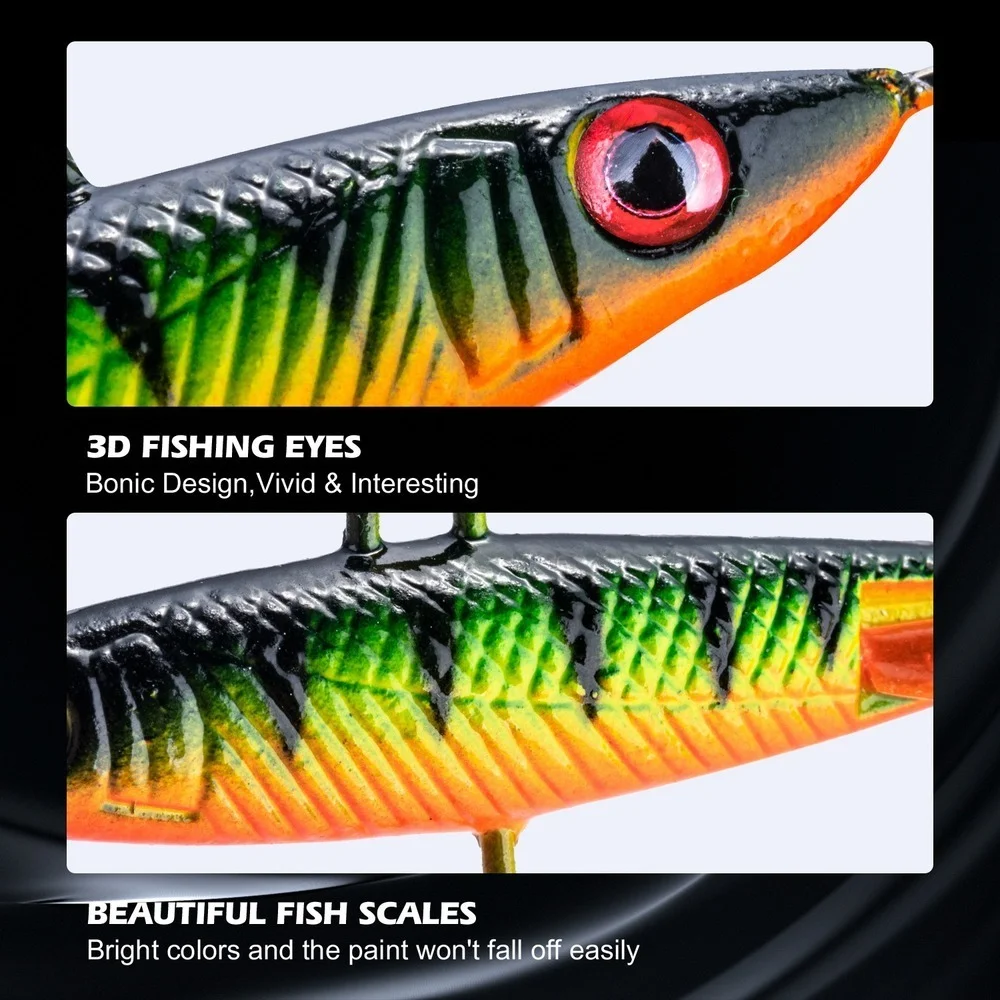 Goture-señuelo de pesca de hielo para invierno, 1 unidad, 7cm, 14,5g, balanceador de hielo, plantilla de cebo Artificial, aparejos de pesca Wobblers - imagen 3