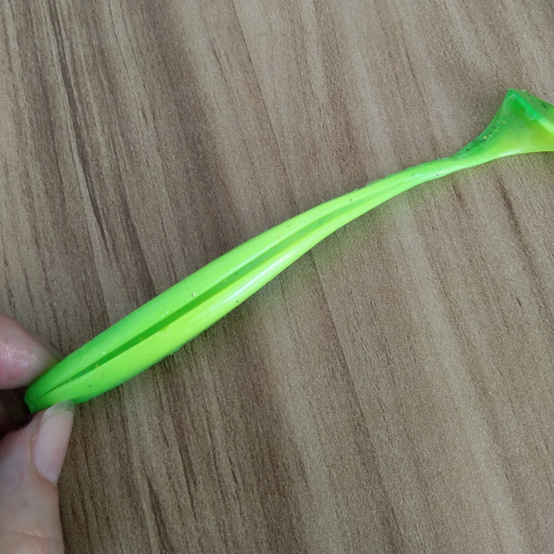 Swolfy 10 Uds. Señuelos blandos 12cm 8,7g Swimbaits cebo Artificial suave Wobblers de pescado doble Color carpa lubina Señuelos de pesca - imagen 2