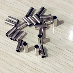 Conectores de alambre negro de aluminio para pesca