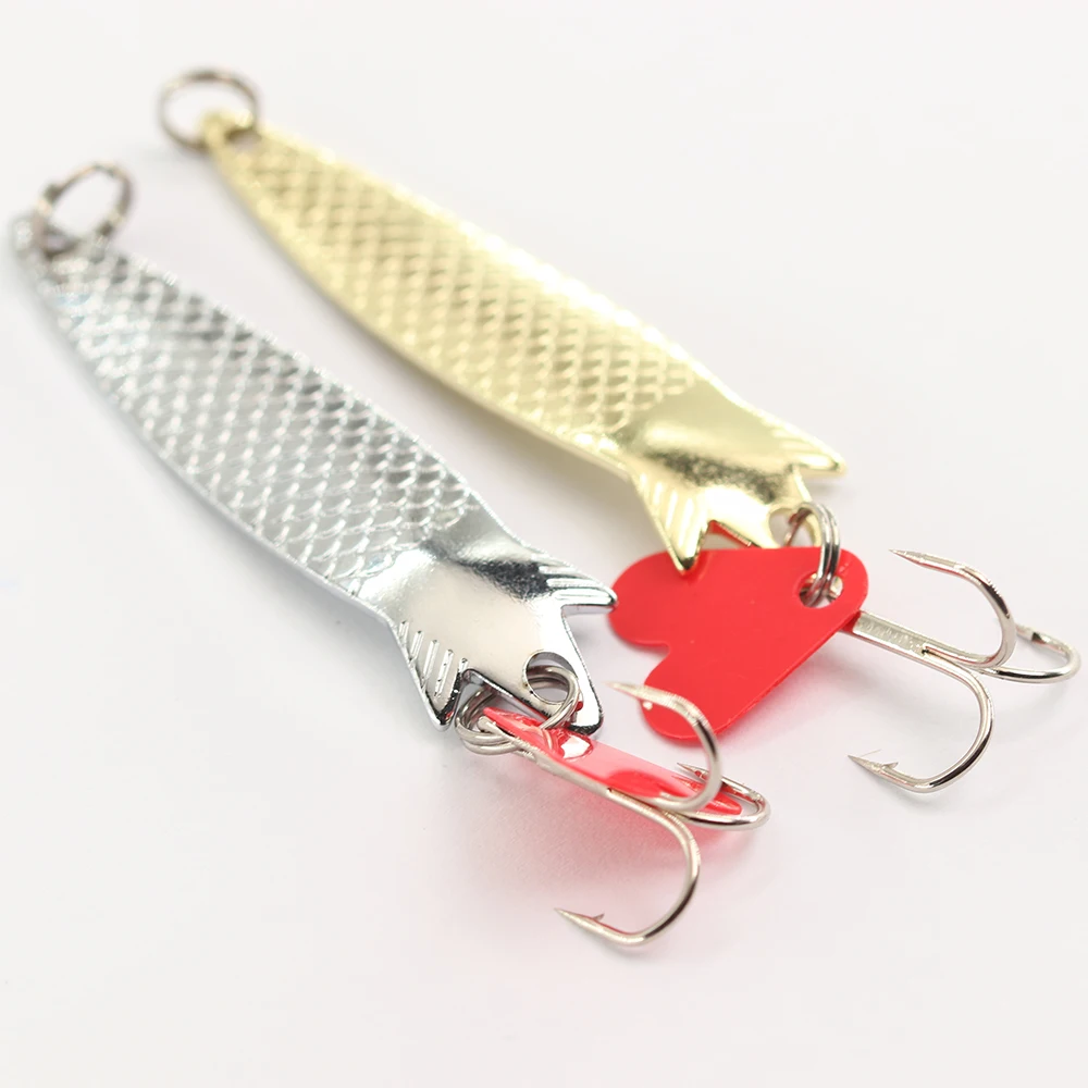 Señuelos de Metal Vib con cuchara, cebo Artificial con gancho de pluma, aparejos de pesca nocturna para perca, Lucio, 5g/6g/6,5g, 7,5g - imagen 2