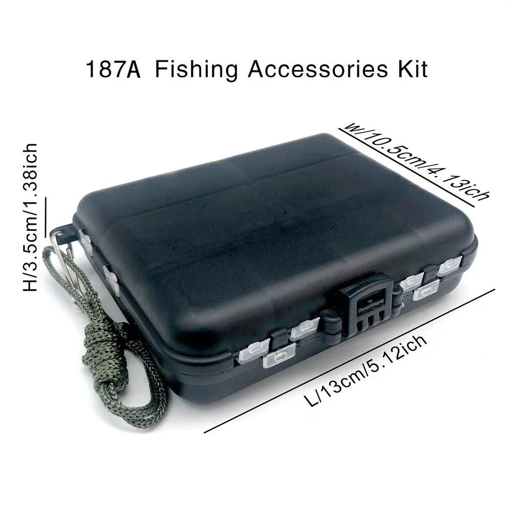Kit completo de pesca con anzuelos, pesas giratorias y conectores a presión - imagen 5