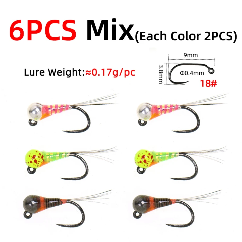6pcs mix