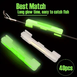 Palos luminosos para pesca nocturna con clips – Luz potente y duradera
