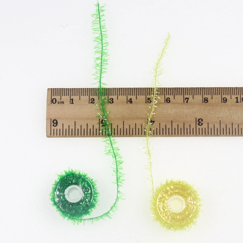 Wifreo-carrete de atado de moscas, 15 colores, 5m, Material de chenilla de oropel para señuelos de Streamer, fibra de doblaje de Flash de cristal/Material de Hackle flexible - imagen 4