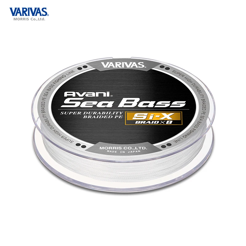 2023 nuevo Varivas Japón original línea PE de alta calidad 8 hebras trenzadas PE color blanco para palabra de lubina línea trenzada superior 150m - imagen 3