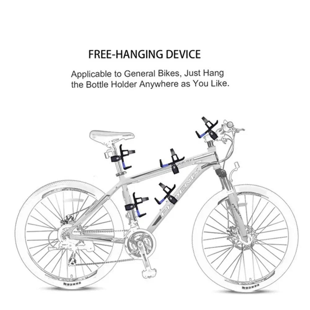 Portabotellas giratorio de plástico para bicicleta de montaña y carretera, soporte para botella, soporte para hervidor de agua - imagen 5