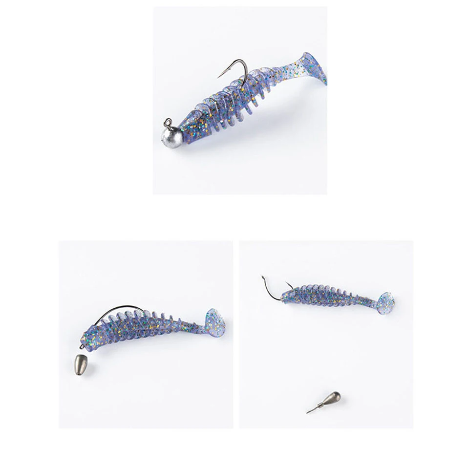 WALK FISH-señuelo suave flotante para lubina, cebo Artificial suave, Swimbait, accesorios de pesca, Wobblers, 6 piezas, 6,5 cm/2,3g, nuevo - imagen 4