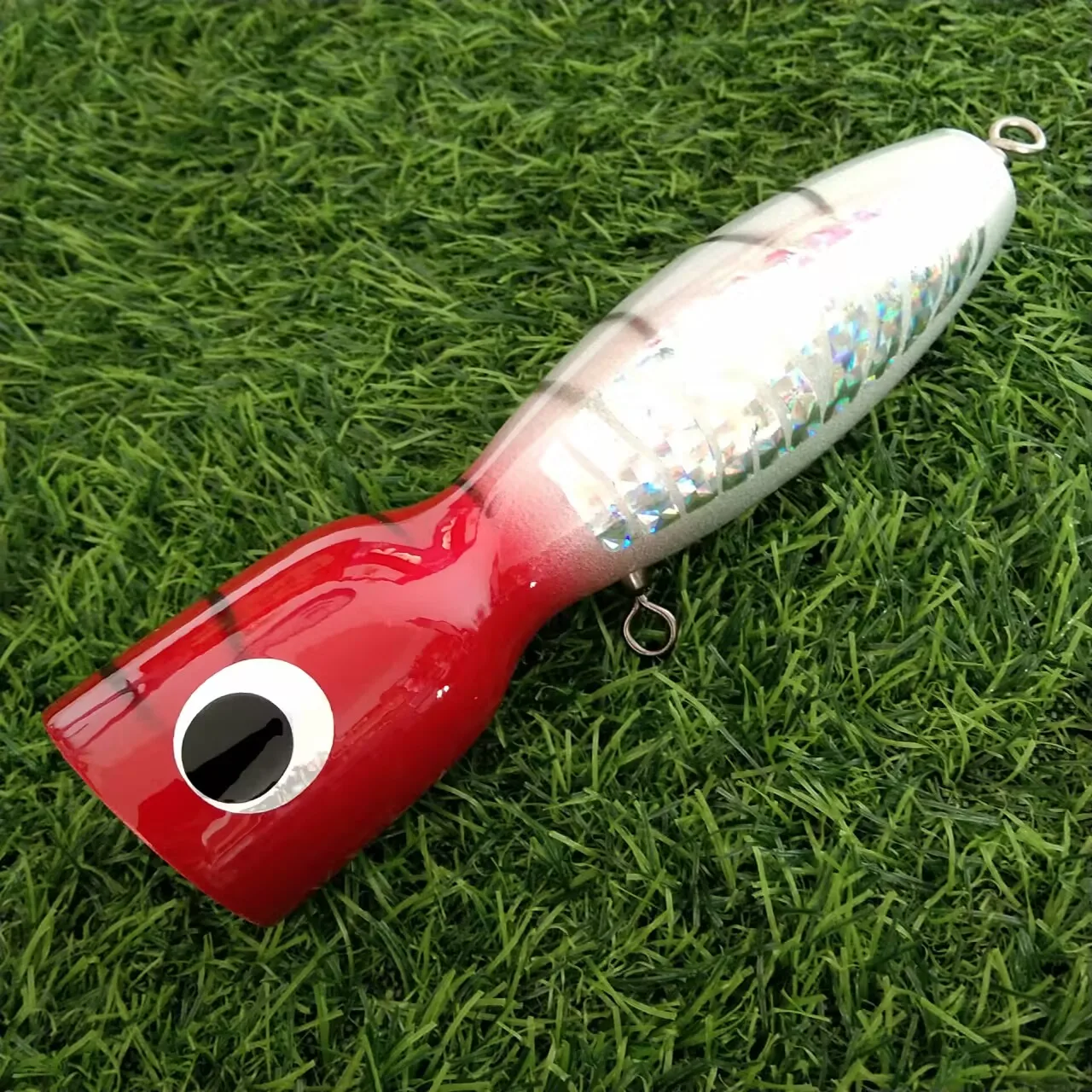 Señuelo Topwater Popper de madera para GT y atún – Stickbait lápiz - imagen 2