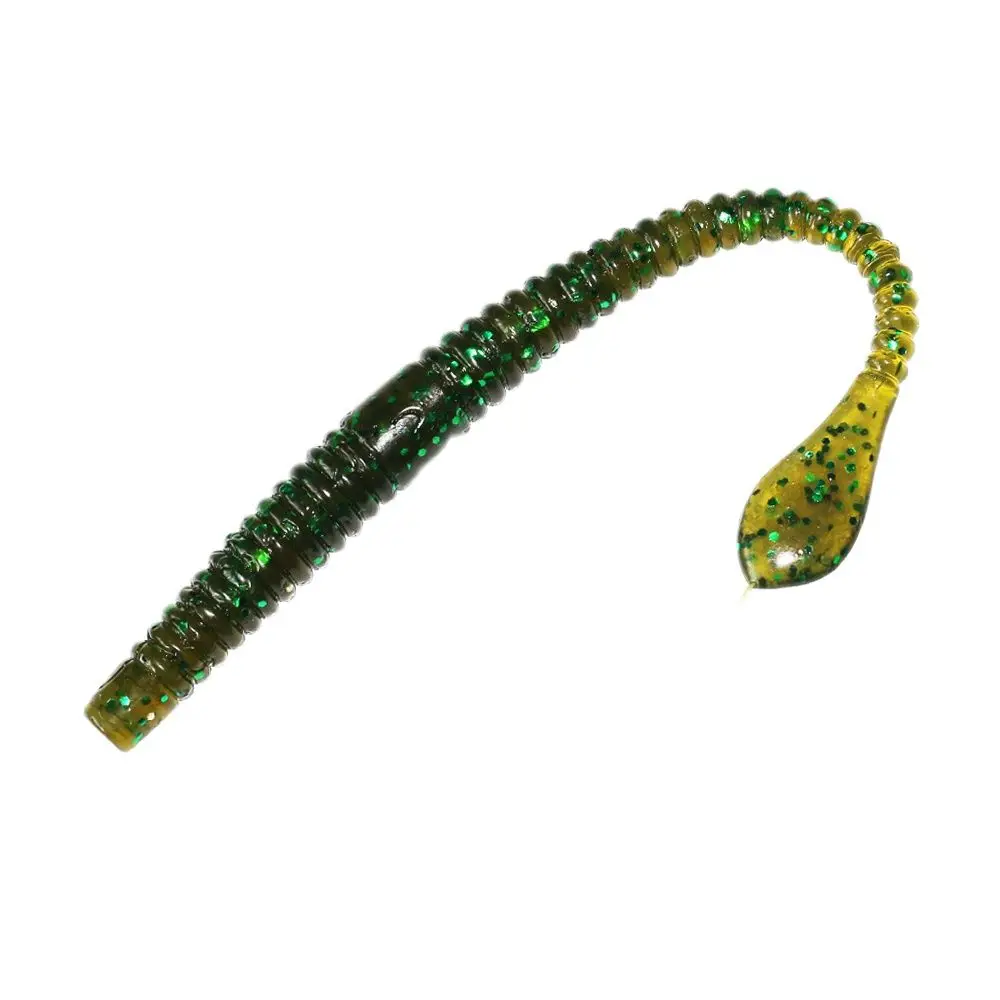 ILure-señuelo de pesca de 10 piezas, 10,5 cm, señuelos blandos de lubina, cebo Artificial de silicona, gusano, sábalo, Anguila, gusanos, cebos artificiales, aparejos - imagen 2