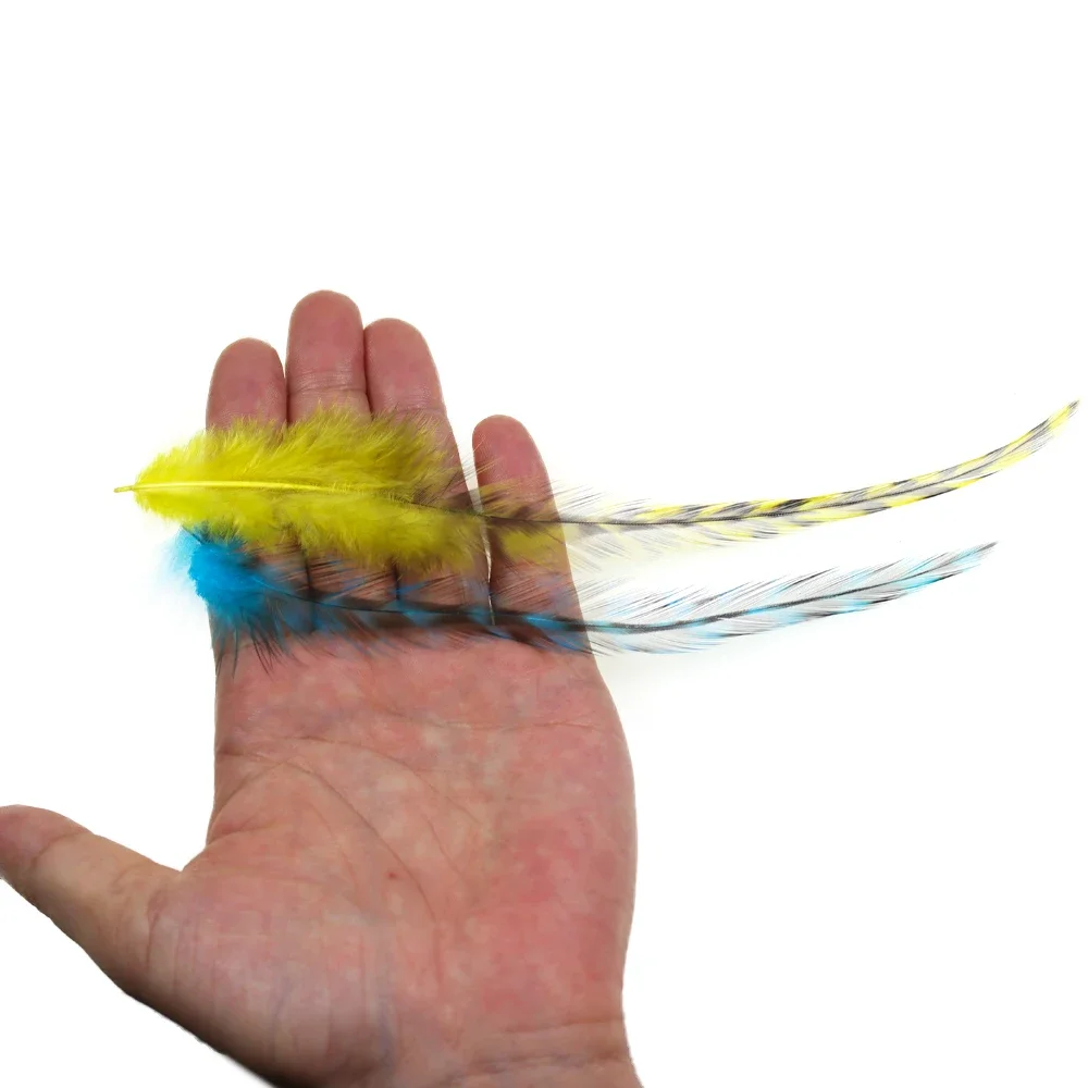 Sillines de Gallo Grizzly para atado de moscas streamer - imagen 5