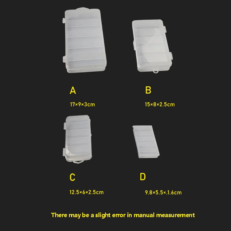 Cajas de plástico multifuncionales impermeables para Señuelos de Pesca en el mar, aparejos duros, cebos blandos, accesorios, caja de herramientas - imagen 4