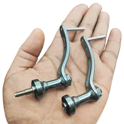 Carrete de pesca de Metal completo, mango de repuesto sin perilla, carrete giratorio de pesca fuerte, mango eléctrico tipo tornillo para DAIWA/SHIMANO