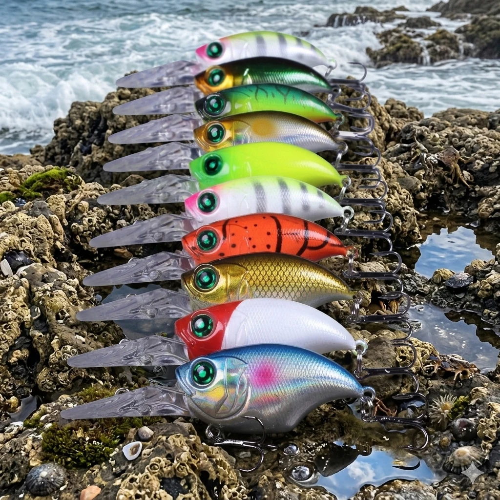 Señuelo Crankbait Labio Largo – Buceo profundo para lubina y lucioperca - imagen 5
