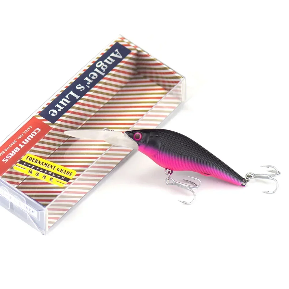 Countbass Shad Crank 60mm 7g Hardbait Señuelos de pesca Wobbler flotantes de pescador de agua dulce
