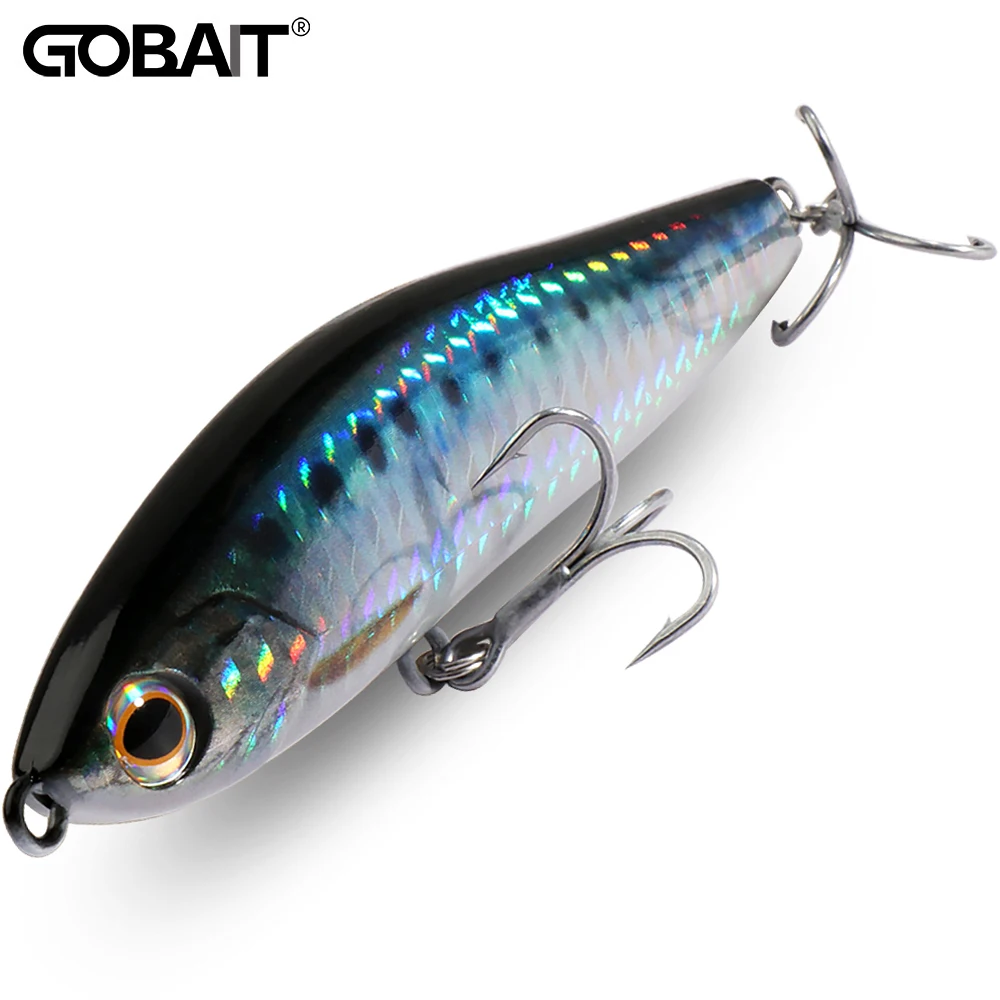 Señuelo tipo lápiz que se hunde, sistema de peso de Pesca de 12,5g y 24g, anzuelo Popper Jerkbait, aparejos de Pesca, cebo de silicona fundido para pececillo profundo