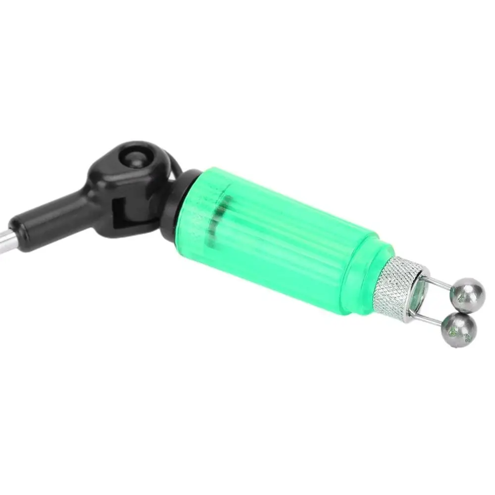 Alarma de mordedura de pesca duradera, 4 colores, 22,5 cm de longitud, colgador iluminado, indicadores de mordedura oscilante, colgador, columpio, pesca de carpa - imagen 3