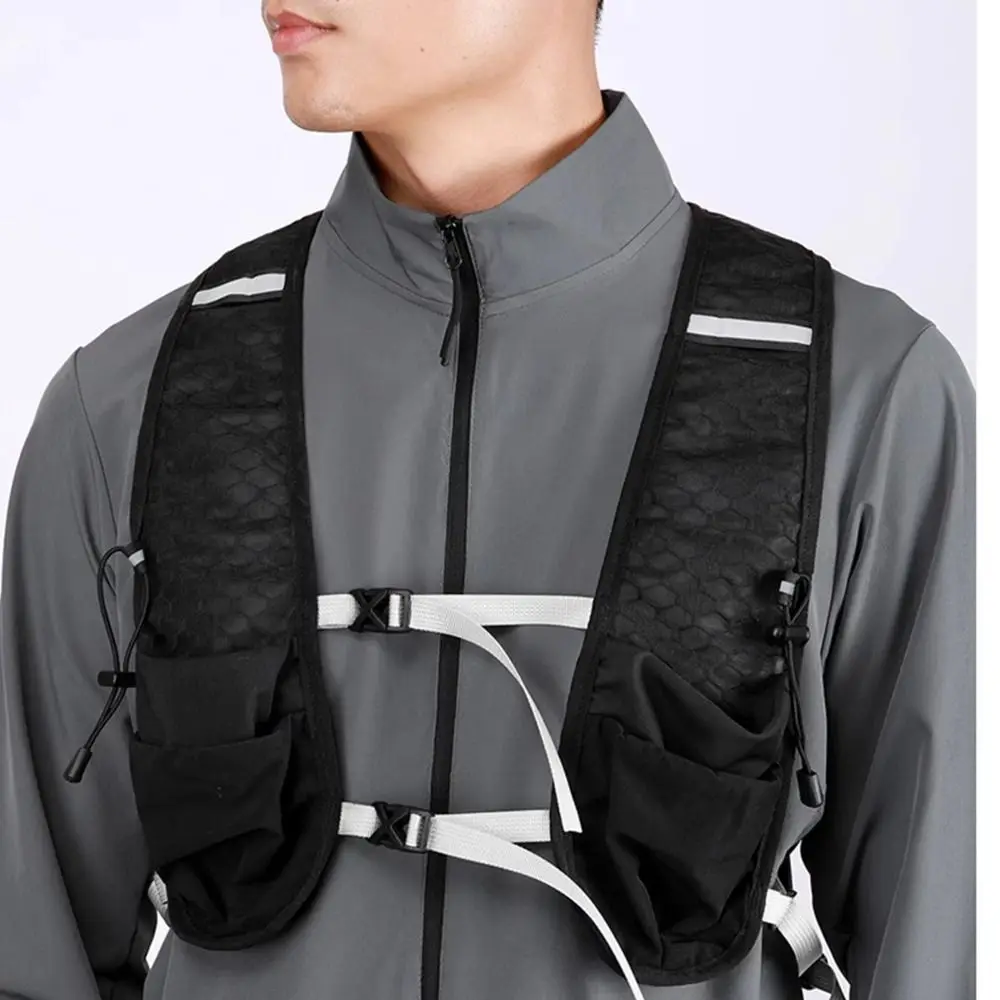 Chaleco de hidratación para correr impermeable transpirable y ajustable