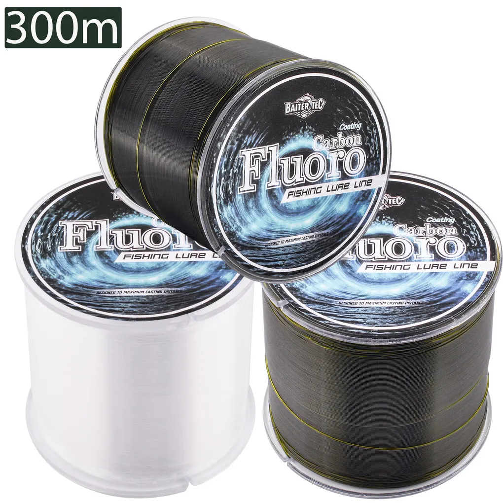 Líder de fluorocarbono transparente para pesca en barco de mar