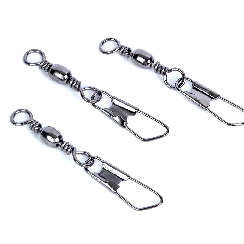 Conector giratorio con snap y rodamiento para pesca - imagen 5