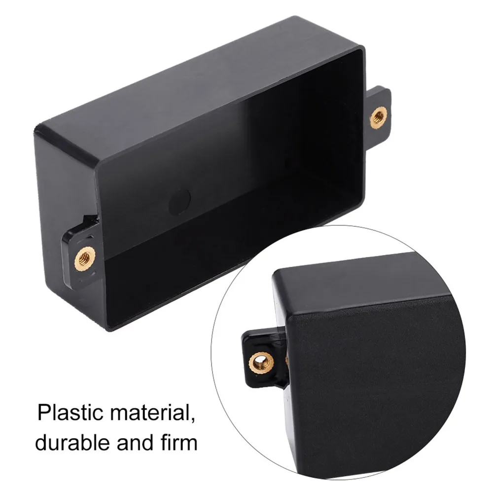 ​ 2 piezas ​ Plástico esmerilado ​   Fundas para pastilla de guitarra ​ ​ Carcasa de pastilla negra/blanca ​ Fundas para pastilla Humbucker ​ ​ Accesorio de guitarra ​