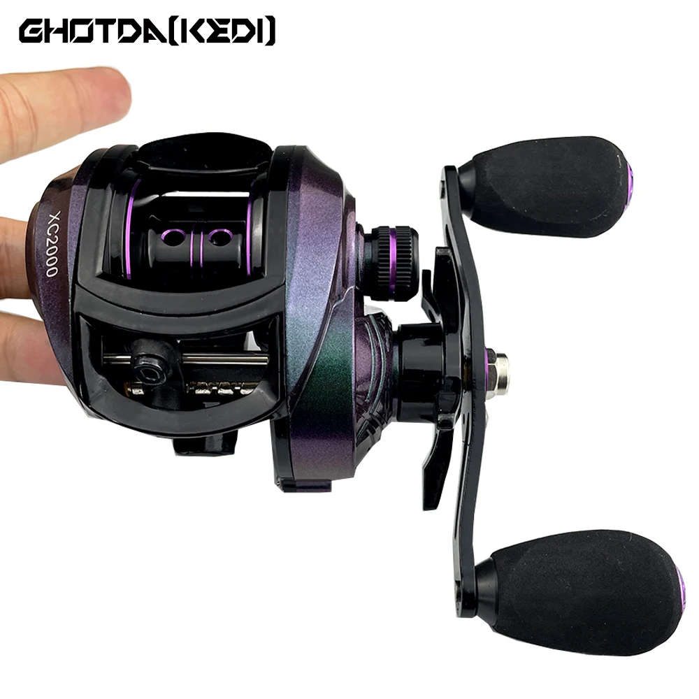 Carrete de Metal 18 + 1, carrete de pesca de fundición con señuelo, relación de engranaje 8,1: 1, rueda de pesca de carpa de alta velocidad - imagen 5