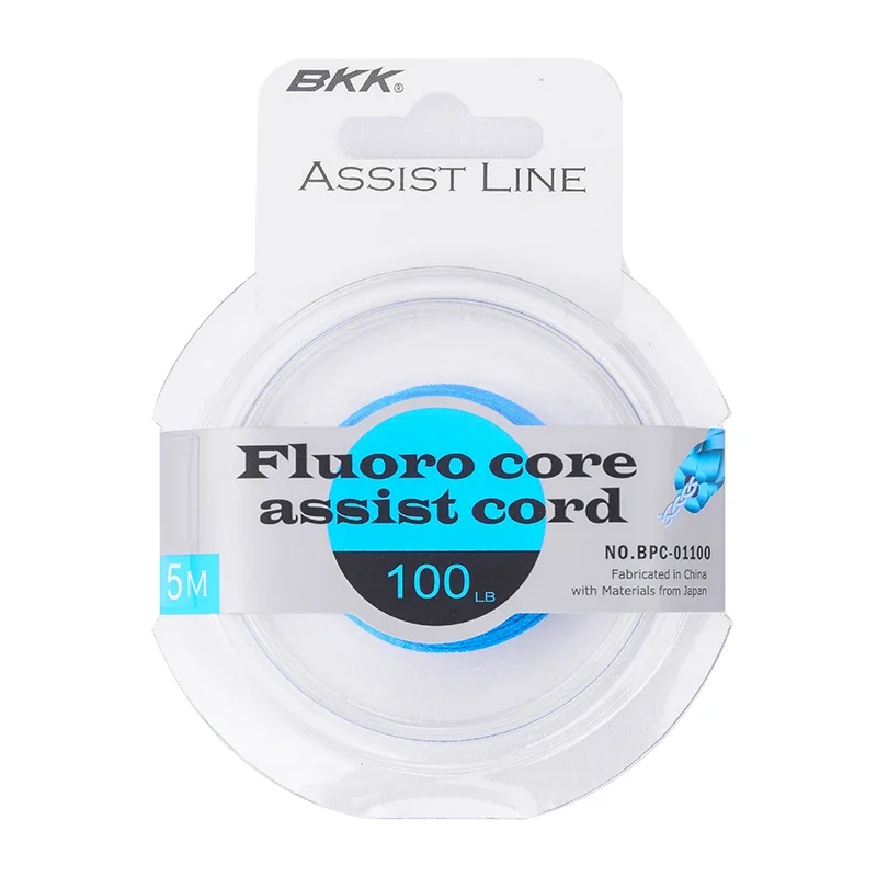 Línea auxiliar BKK barco de mar pesca placa de hierro gancho núcleo interno gancho de encuadernación cuerda 100 140 250 libras núcleo desmontable - imagen 5