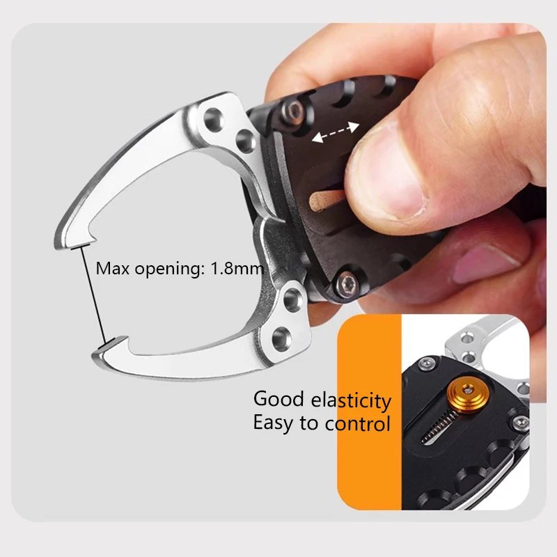 Mini agarre de pescado, aleación de aluminio, pequeño Clip de pesca, herramientas de señuelo para exteriores - imagen 4