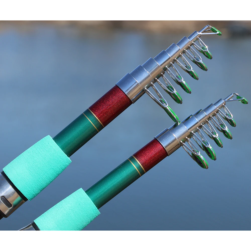 Caña de pescar telescópica superdura, especialmente diseñada para entusiastas de la pesca con mosca de carpa - imagen 4