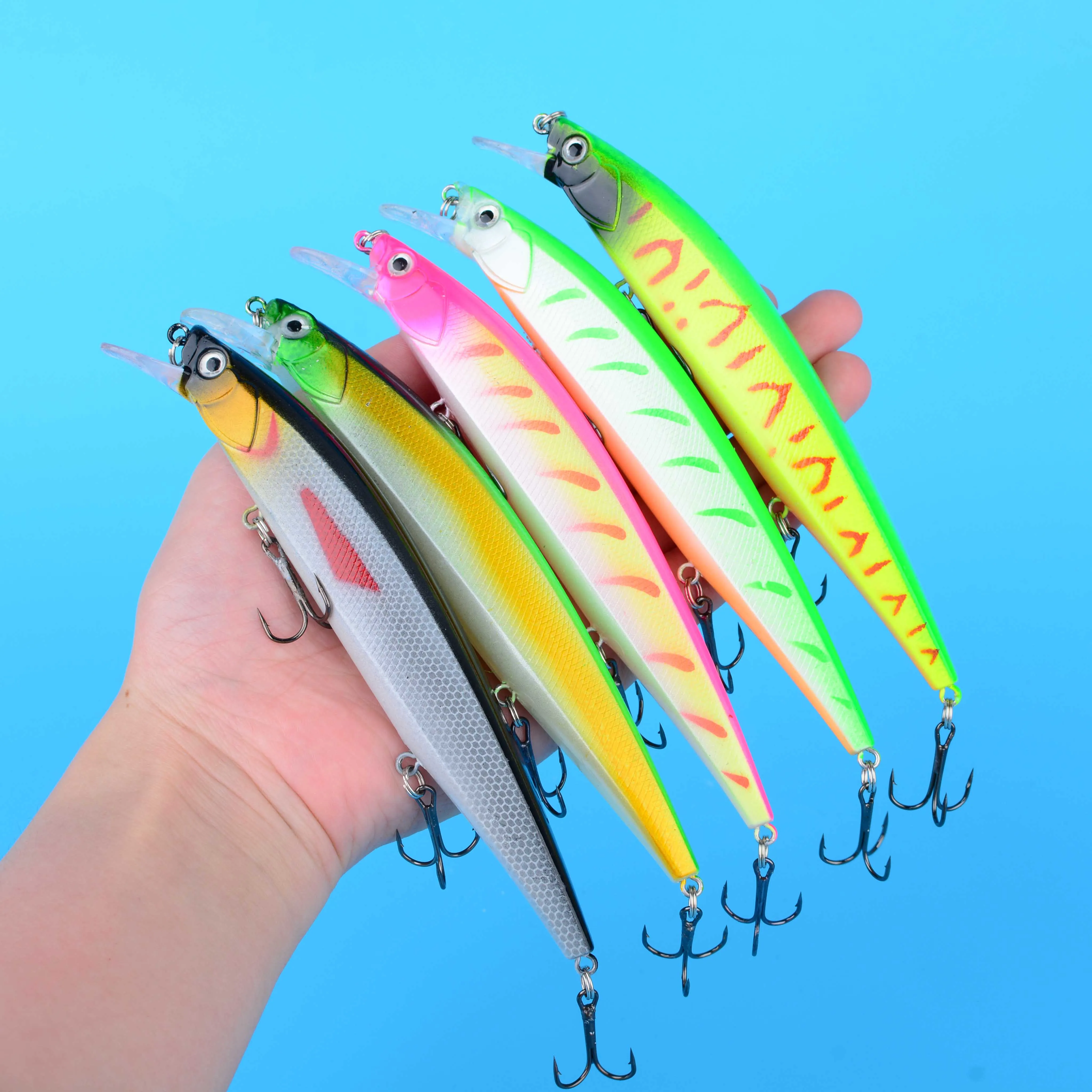 Jerkbait flotante 14cm Señuelo Wobbler para lubina y lucio